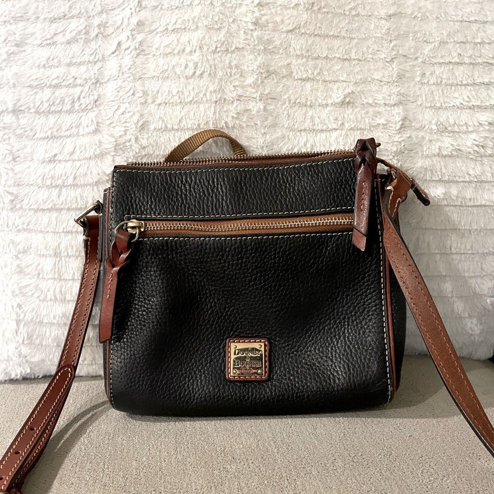 Dooney and Burke Black Leather Crossbody